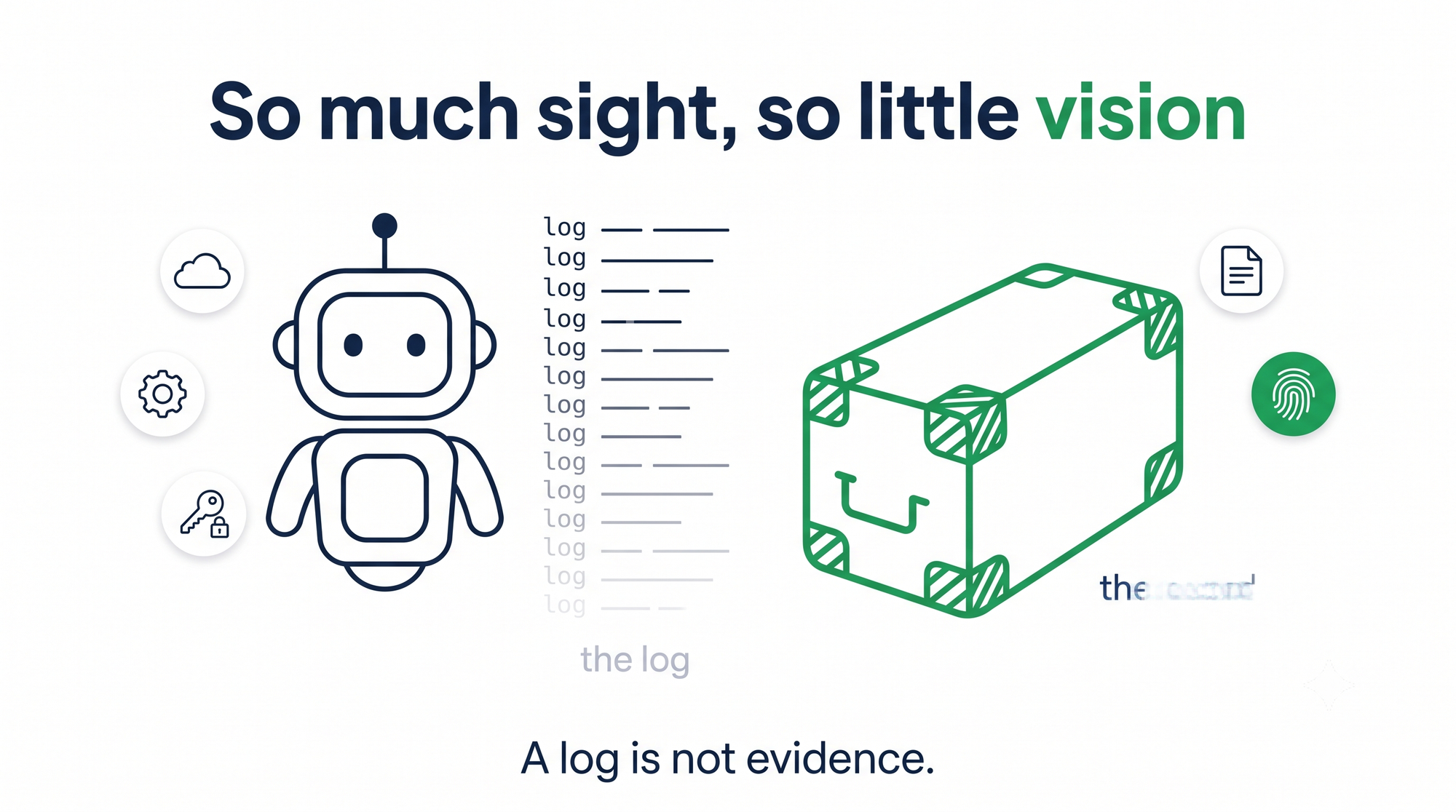 A Log Is Not Evidence